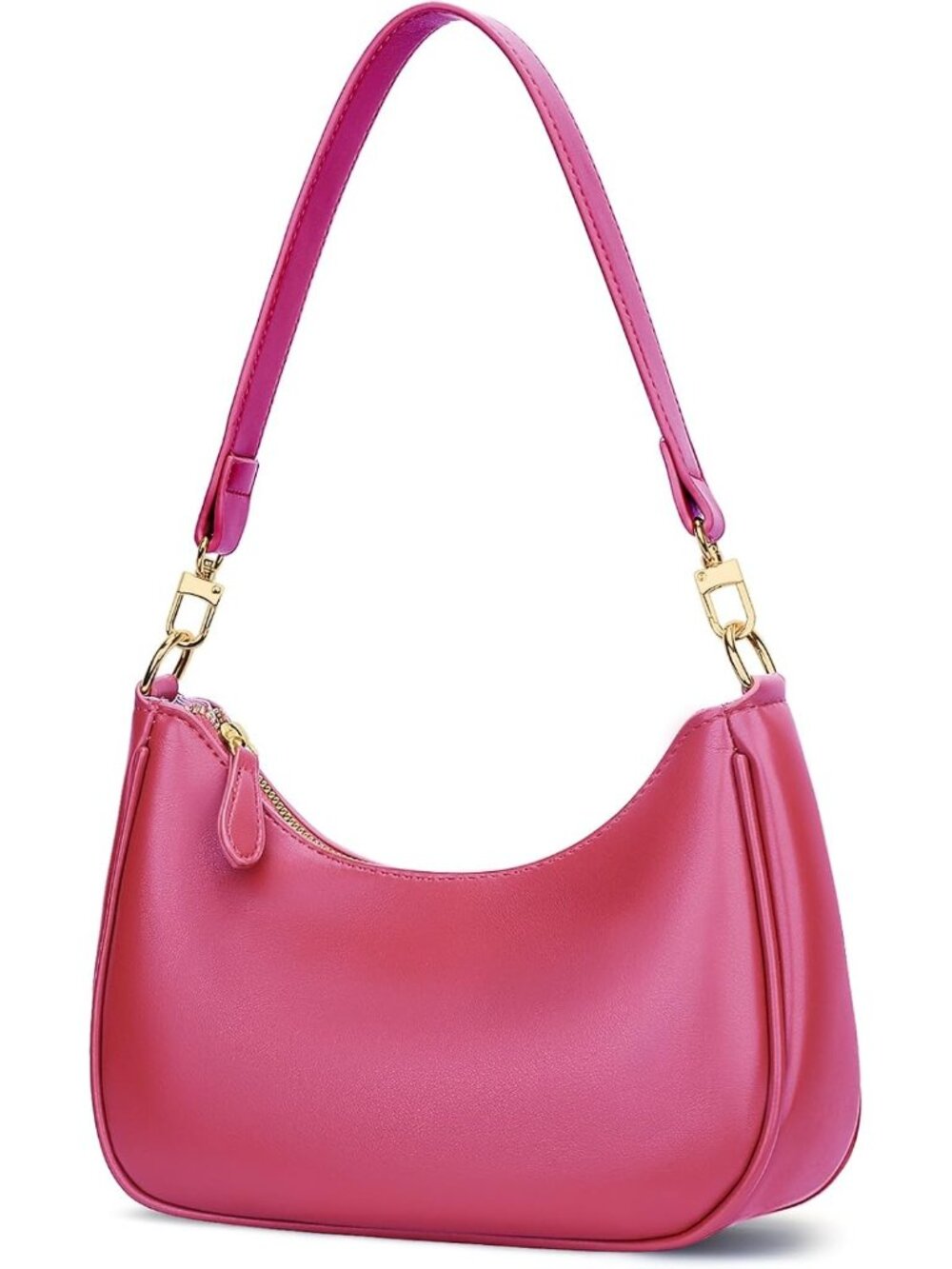Women Rosered Hobo Bag Cute Retro Clutch Underarm Shoulder Purse